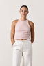 AMAYA FITTED CROP RIB TANK