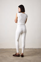 CHLOE FITTED VARIEGATED RIB TEE