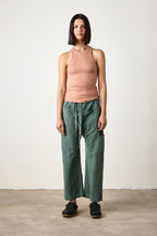 ALEXA FITTED VARIEGATED RIB TANK