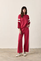 RILEY WIDE LEG JERSEY PANT