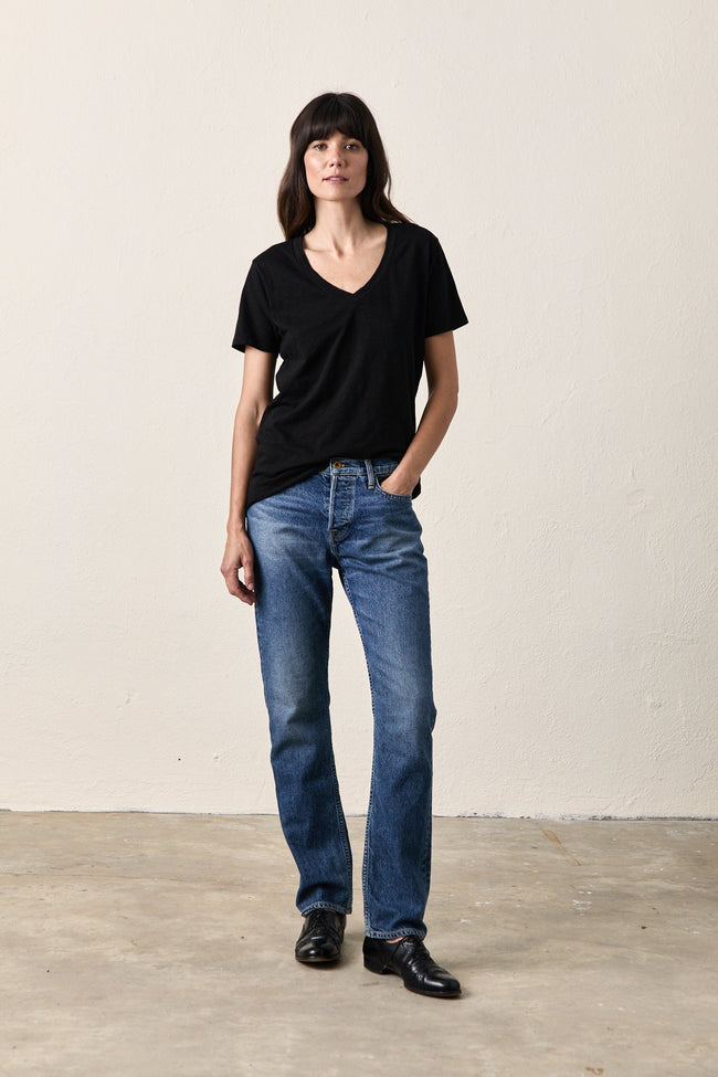 CORA RELAXED SLUB JERSEY V Main Image