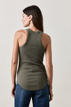 Alexa Fitted Rib Tank