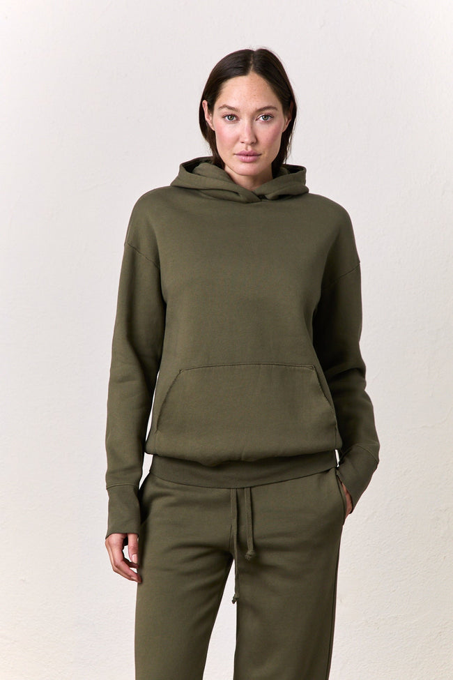 ELLIS RELAXED COZY FLEECE HOODY Hover Image