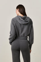 LUZ COZY FLEECE BOMBER JACKET