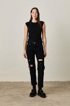 Owen Mid Rise Slim Straight Jean