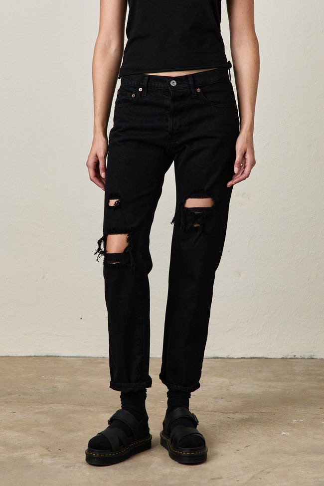 Owen Mid Rise Slim Straight Jean Main Image
