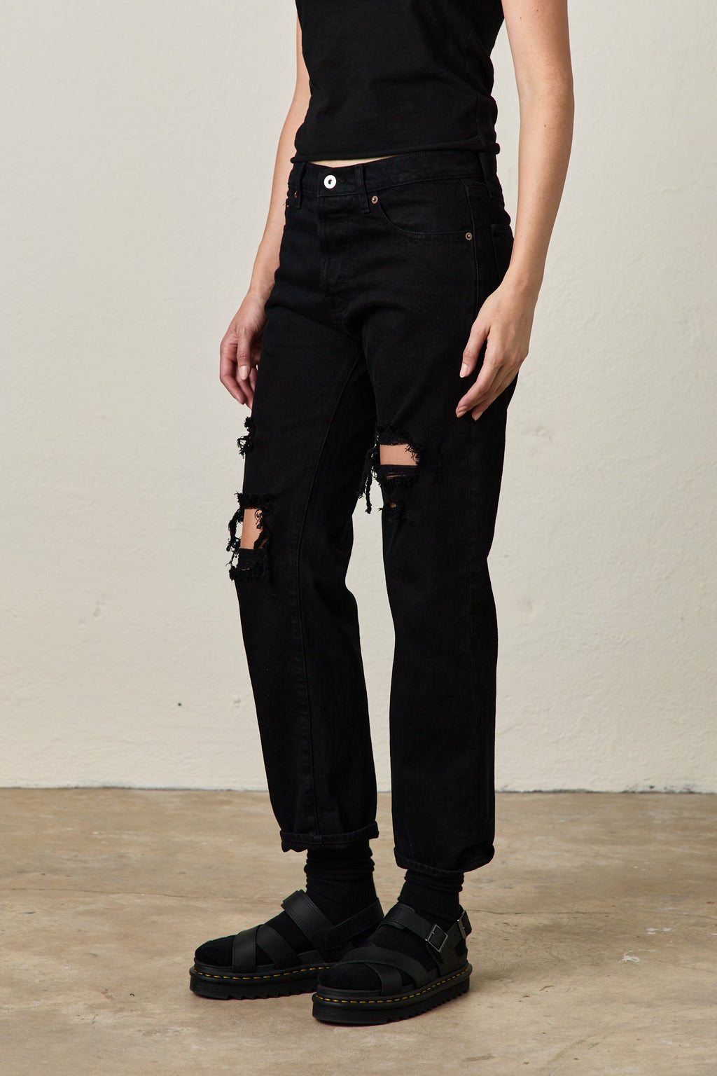 Owen Mid Rise Slim Straight Jean