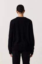 X Jacquie Aiche Sweet Leaf Cashmere Crew