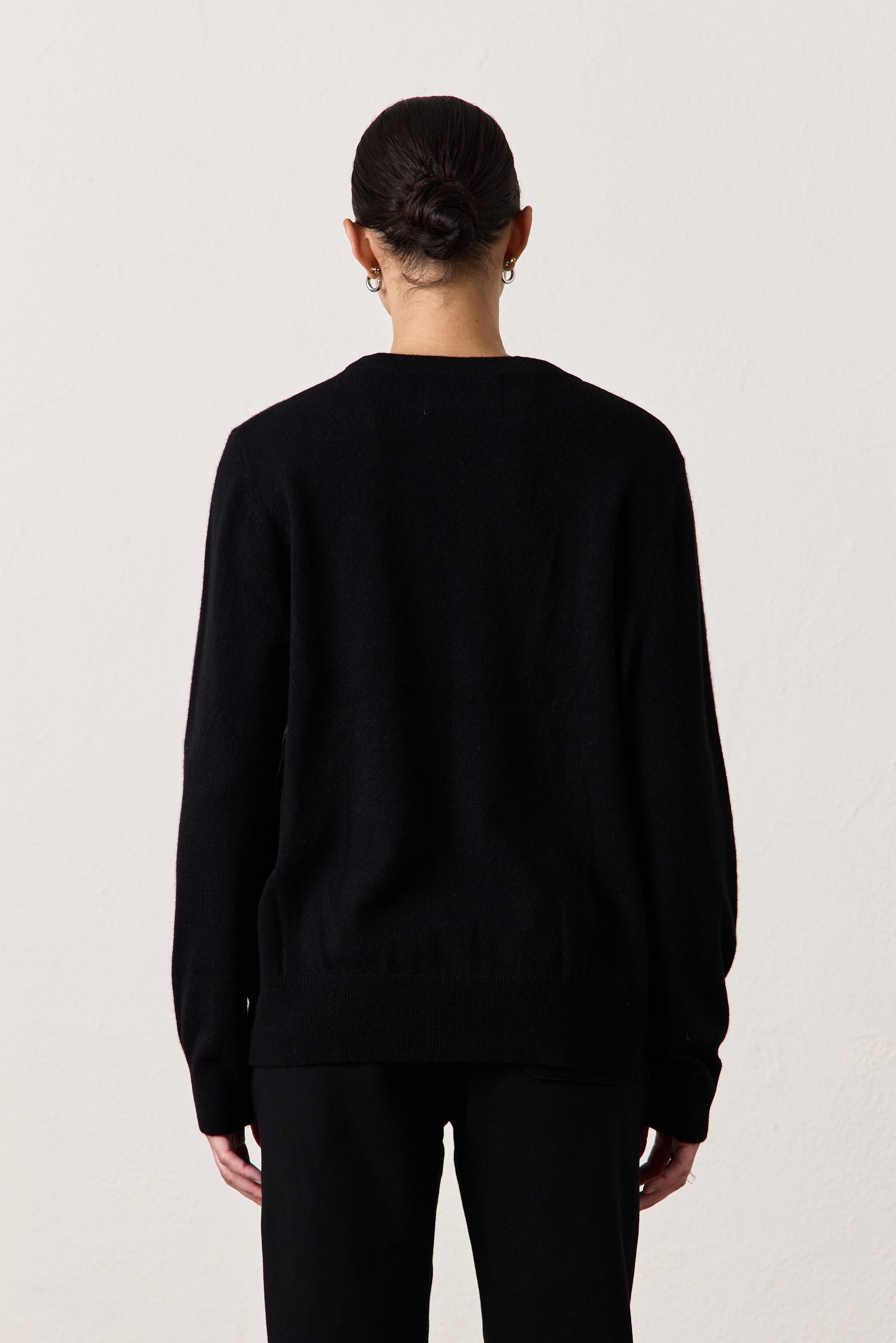 X Jacquie Aiche Sweet Leaf Cashmere Crew