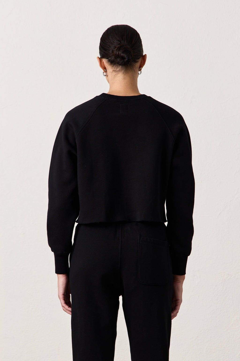 MARCO CROP COZY FLEECE SWEATSHIRT