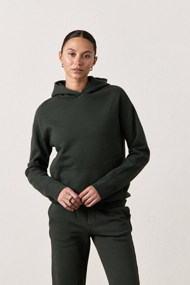 ELLIS RELAXED COZY FLEECE HOODY Hover Image
