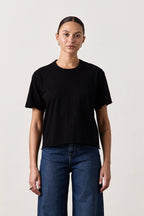 HARPER BOXY SLUB JERSEY TEE