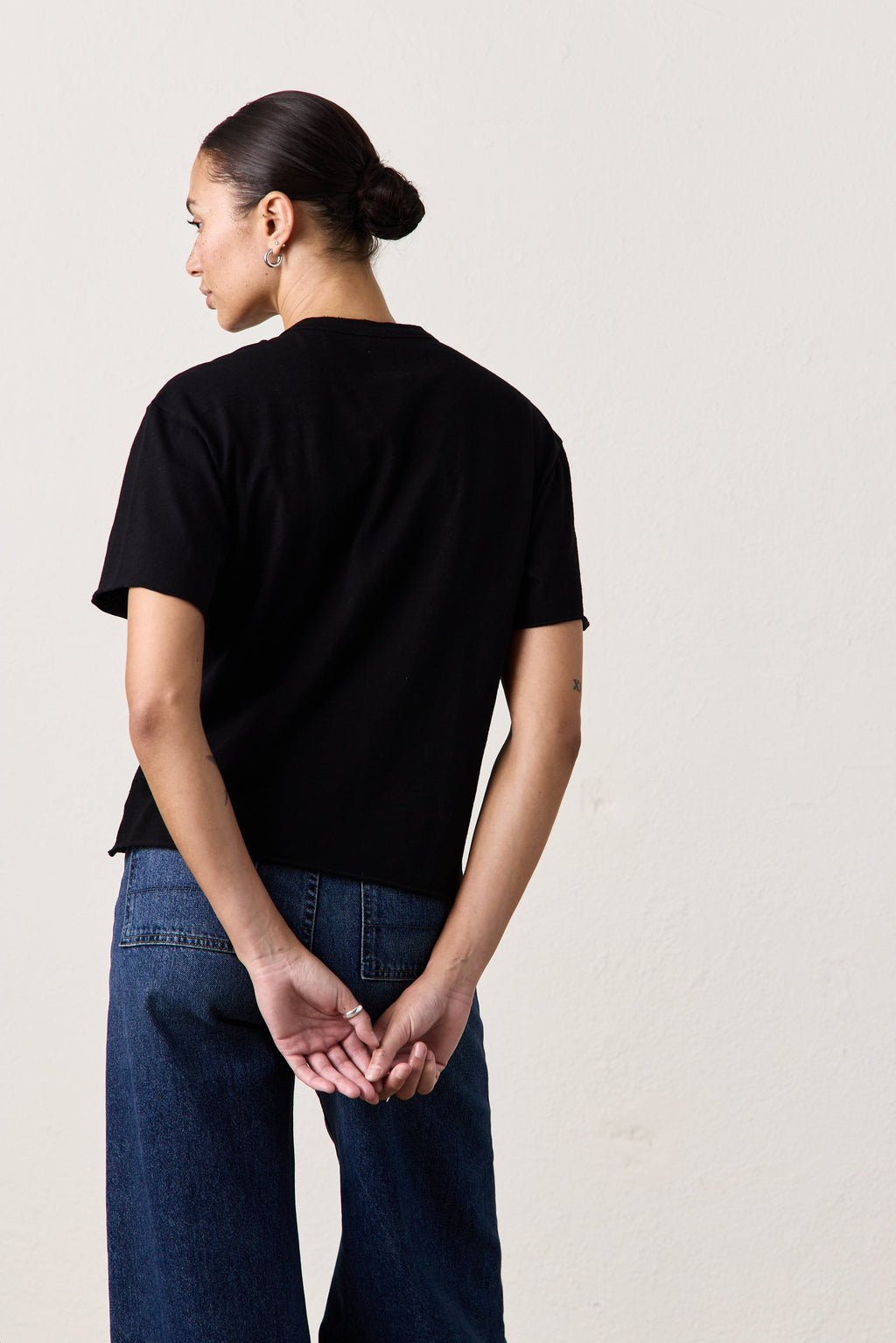 HARPER BOXY SLUB JERSEY TEE