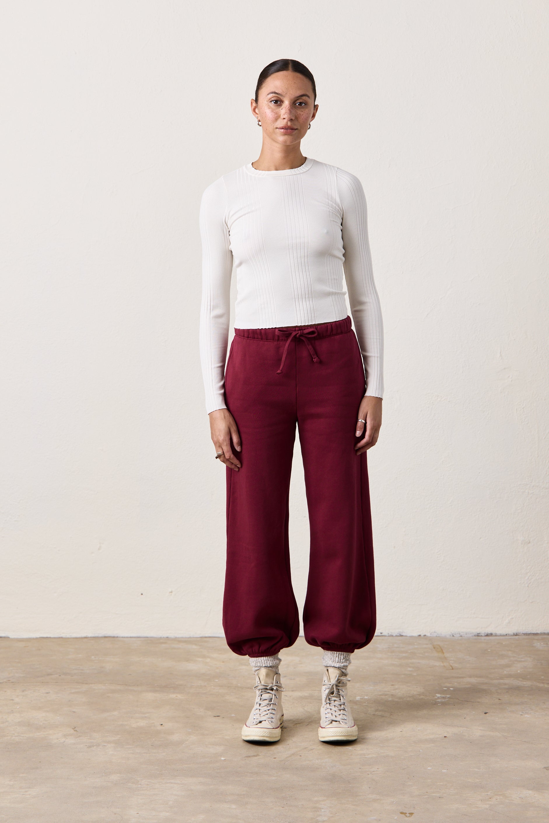 SHANE BILLOW COZY FLEECE SWEATPANT