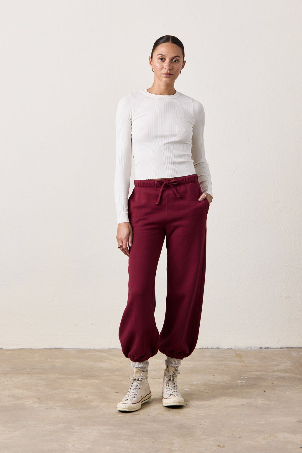SHANE BILLOW COZY FLEECE SWEATPANT