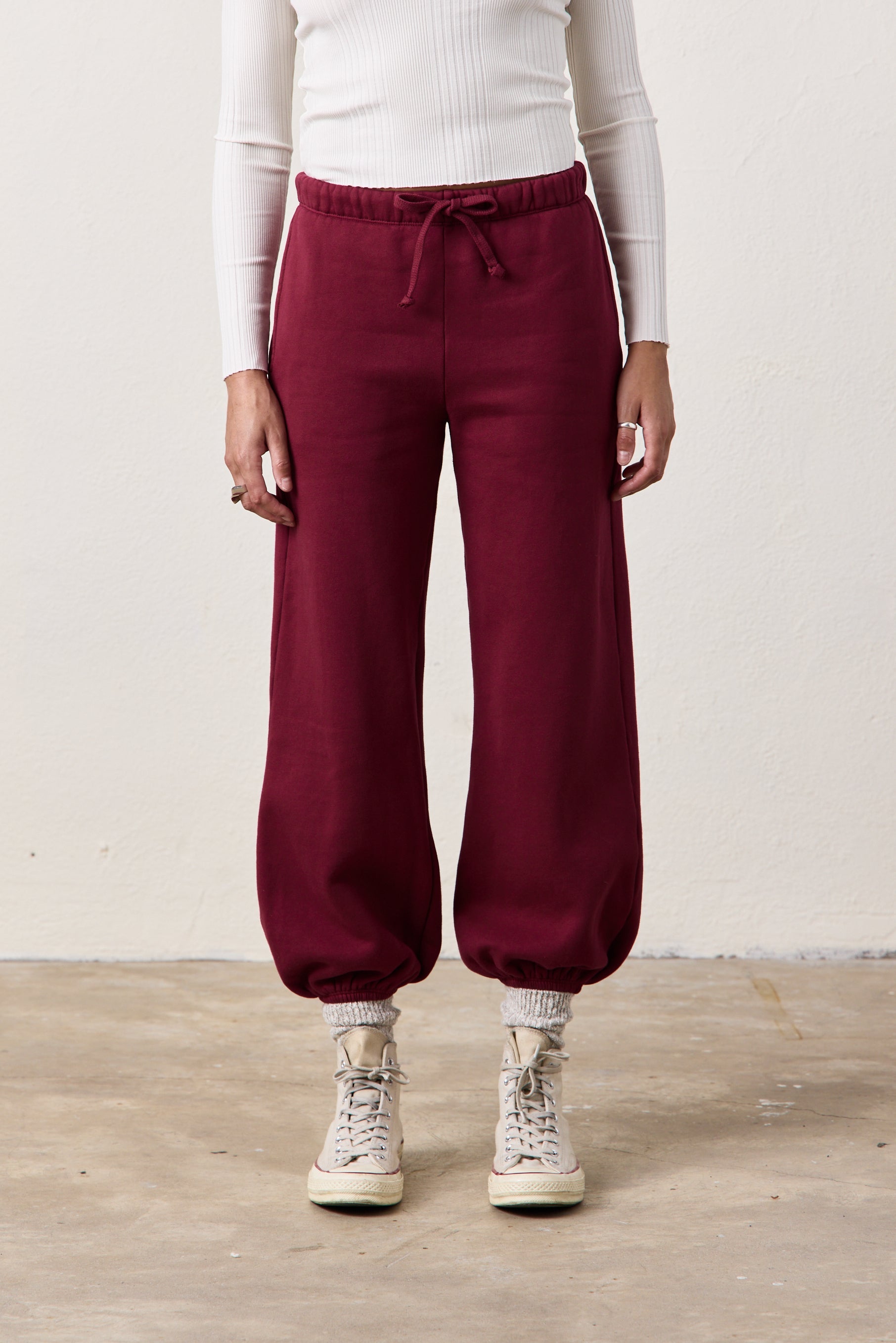 SHANE BILLOW COZY FLEECE SWEATPANT