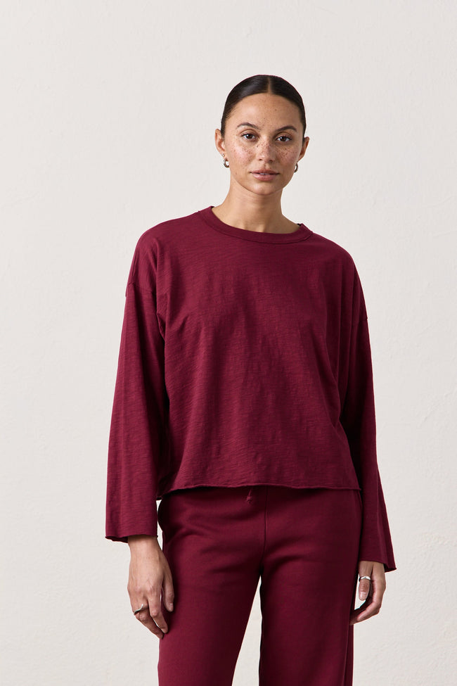 LOFFLER SLUB JERSEY BOXY TEE Hover Image