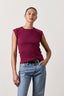 CHLOE FITTED RIB TEE