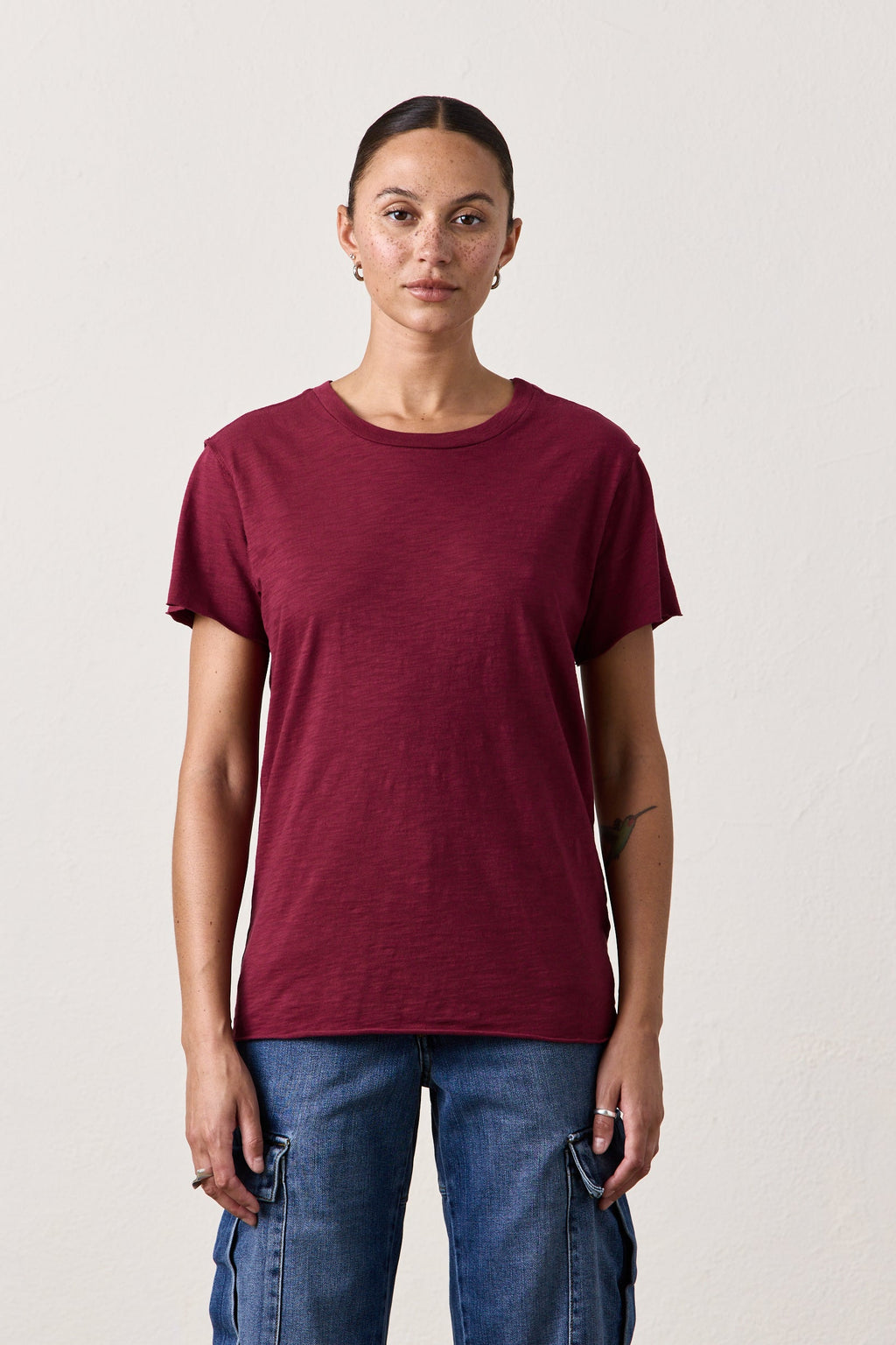 MOORE RELAXED SLUB JERSEY TEE