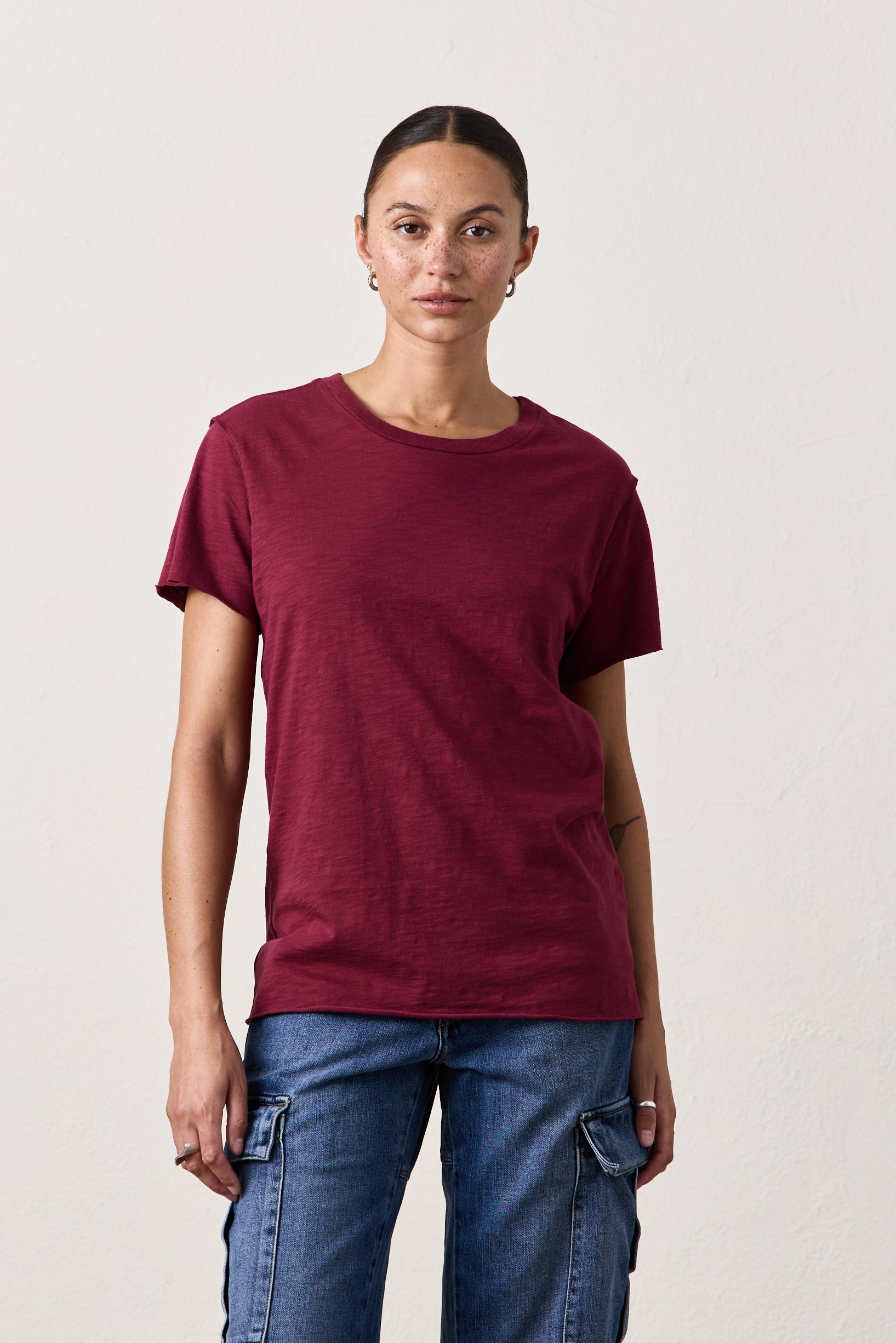 MOORE RELAXED SLUB JERSEY TEE