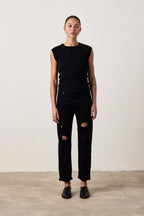 CHLOE FITTED RIB TEE