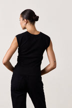 CHLOE FITTED RIB TEE