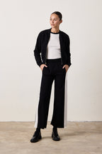 FOX ZIP FRONT COZY FLEECE BOMBER