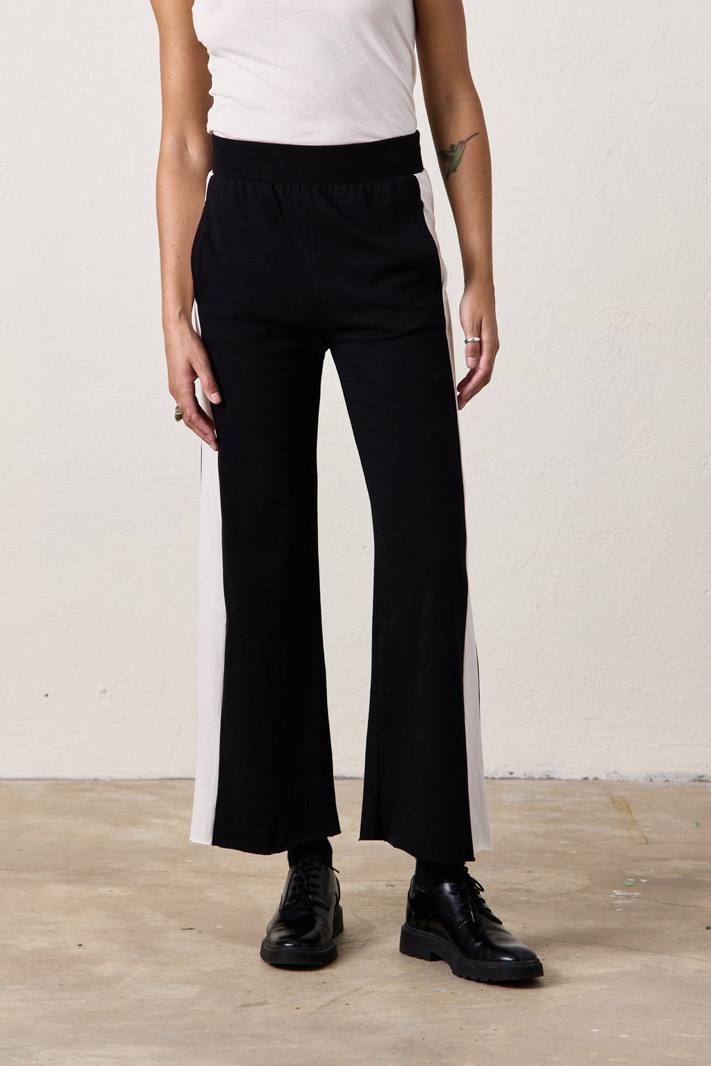 RILEY WIDE LEG JERSEY PANT