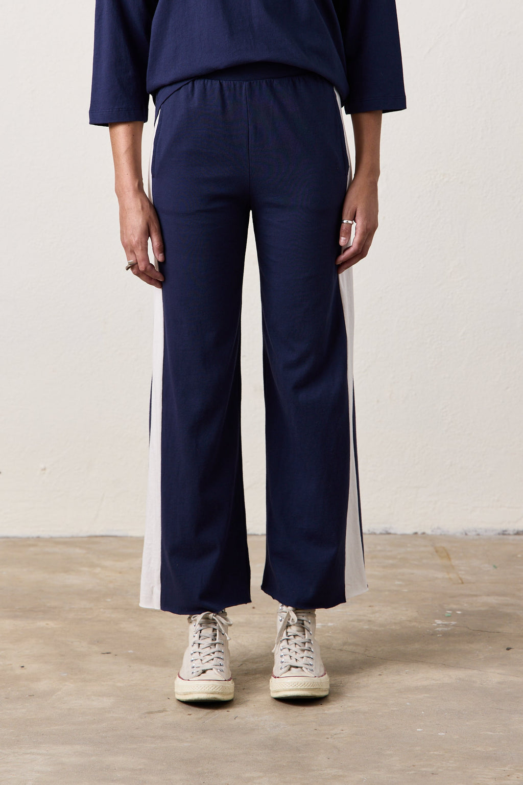 RILEY WIDE LEG JERSEY PANT