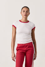 BODHI FINE JERSEY RINGER BABY TEE