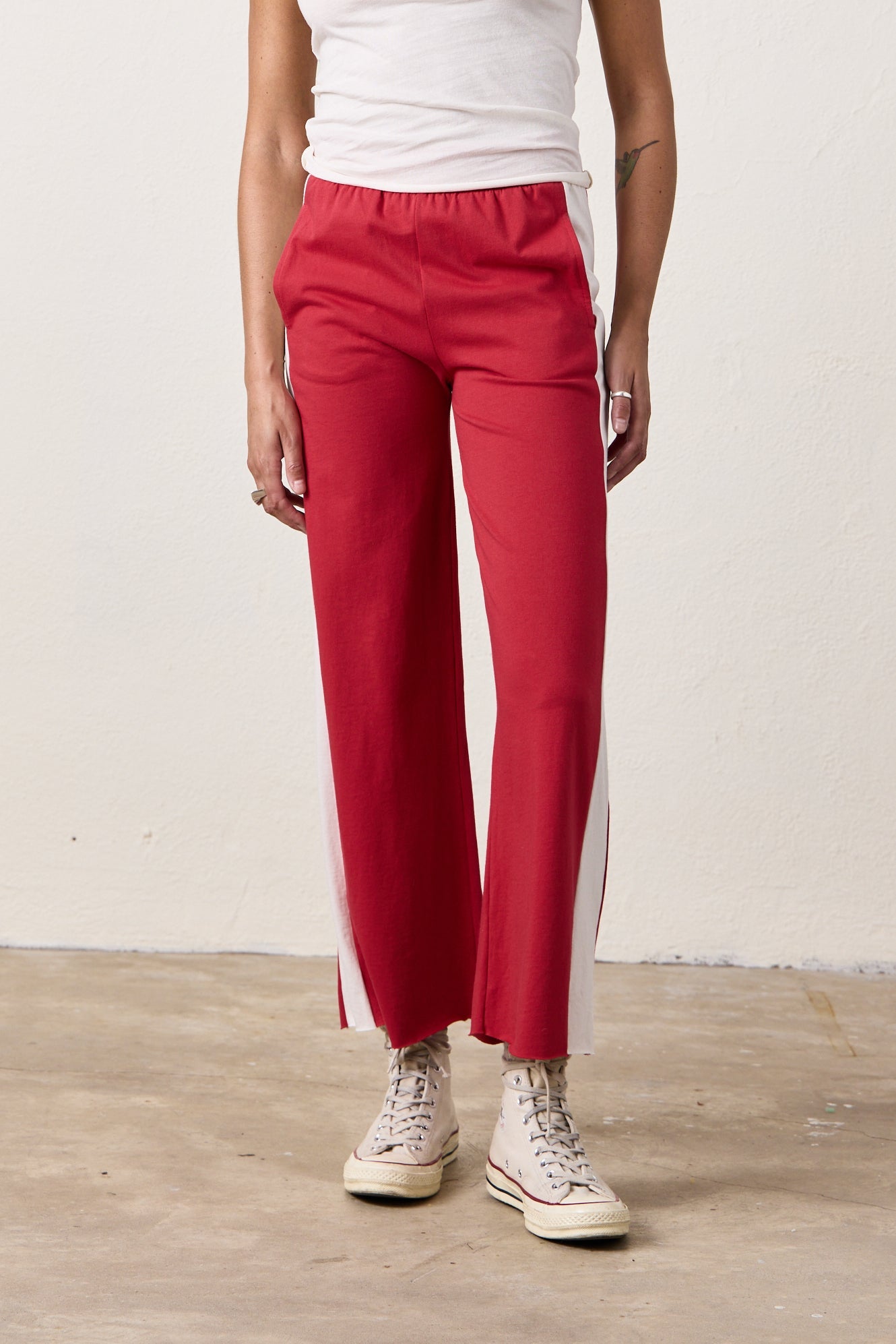 RILEY WIDE LEG JERSEY PANT