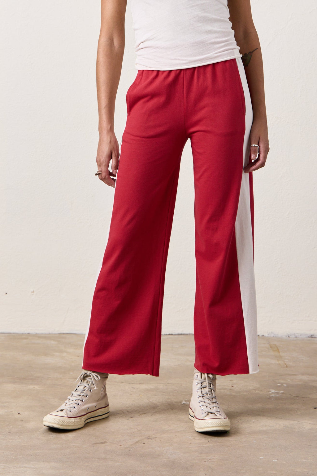 RILEY WIDE LEG JERSEY PANT
