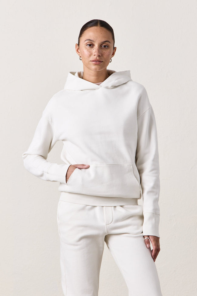 ELLIS RELAXED COZY FLEECE HOODY Hover Image