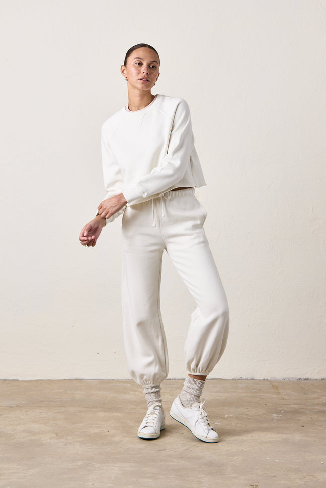 MARCO CROP COZY FLEECE SWEATSHIRT Main Image