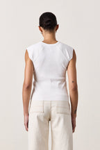 CHLOE FITTED RIB TEE