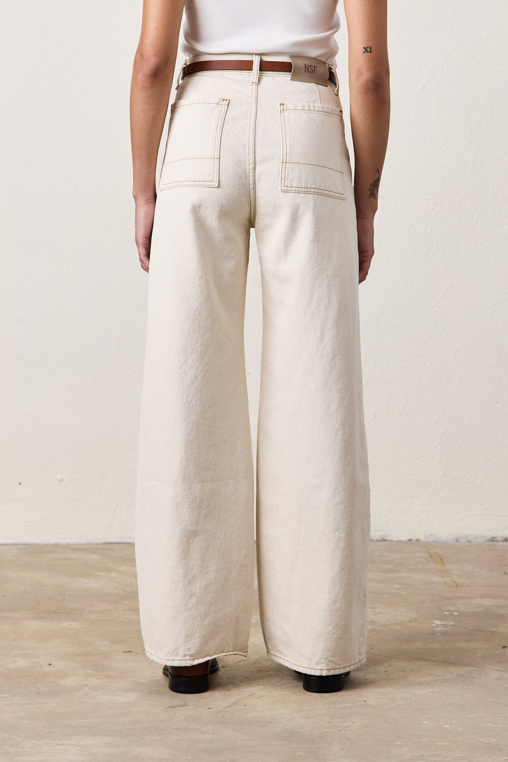 DELTA HIGH WAIST WIDE LEG JEAN