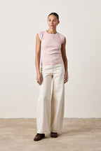 CHLOE FITTED RIB TEE