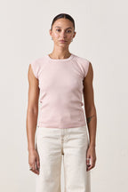 CHLOE FITTED RIB TEE