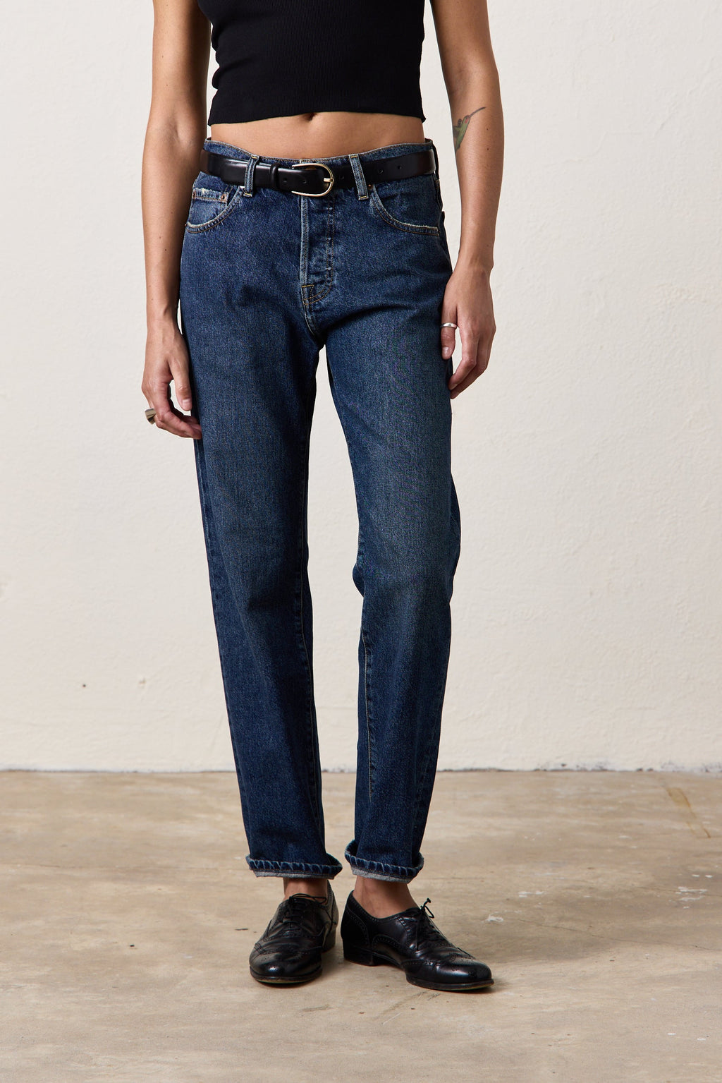 Owen Mid Rise Slim Straight Jean