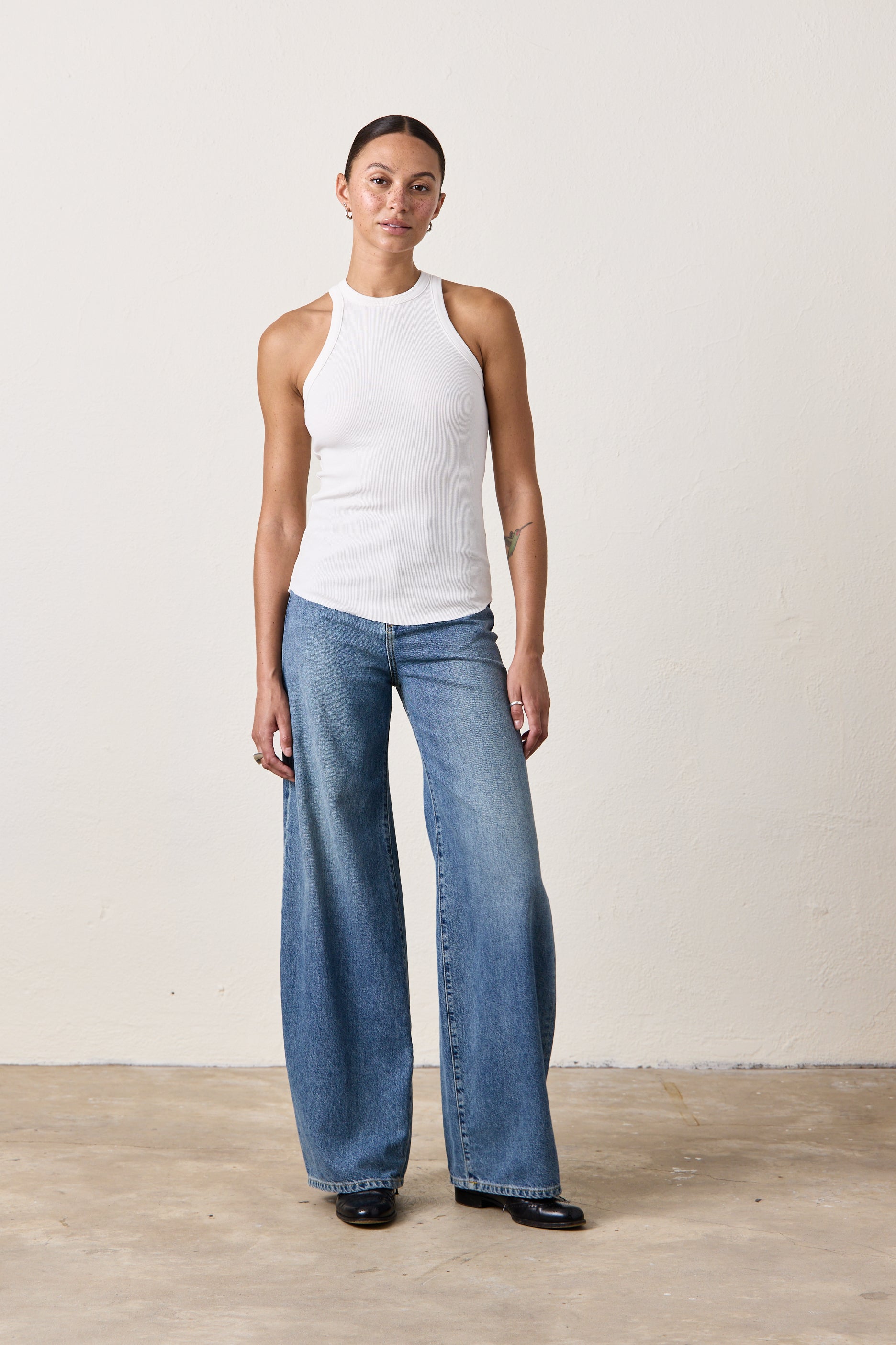 Alexa Fitted Rib Tank