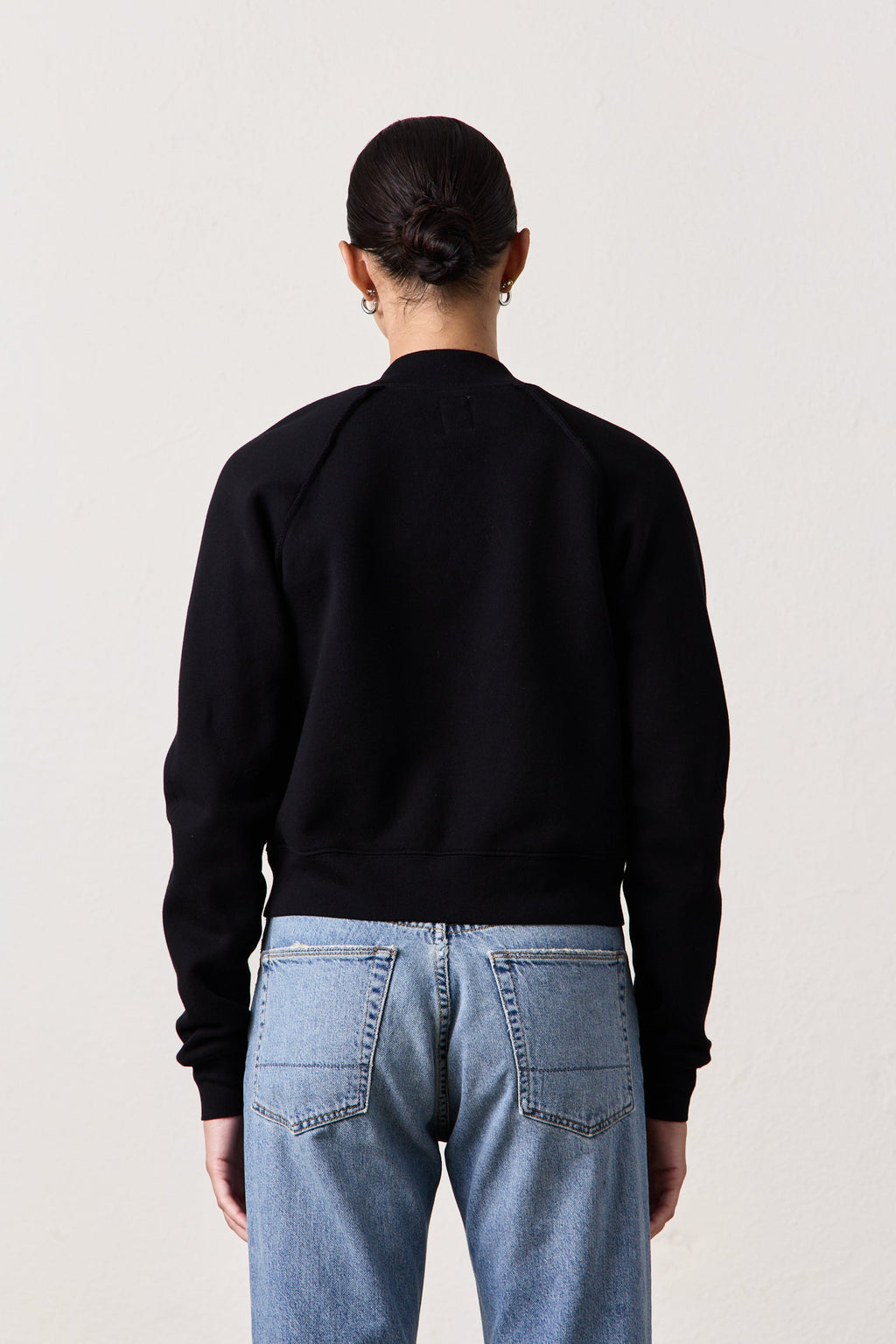 FOX ZIP FRONT COZY FLEECE BOMBER