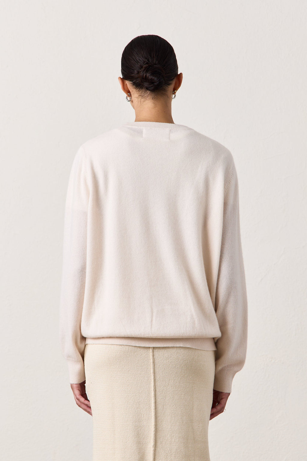 X Jacquie Aiche Sweet Leaf Cashmere Crew