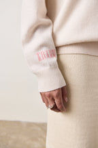 X Jacquie Aiche Sweet Leaf Cashmere Crew