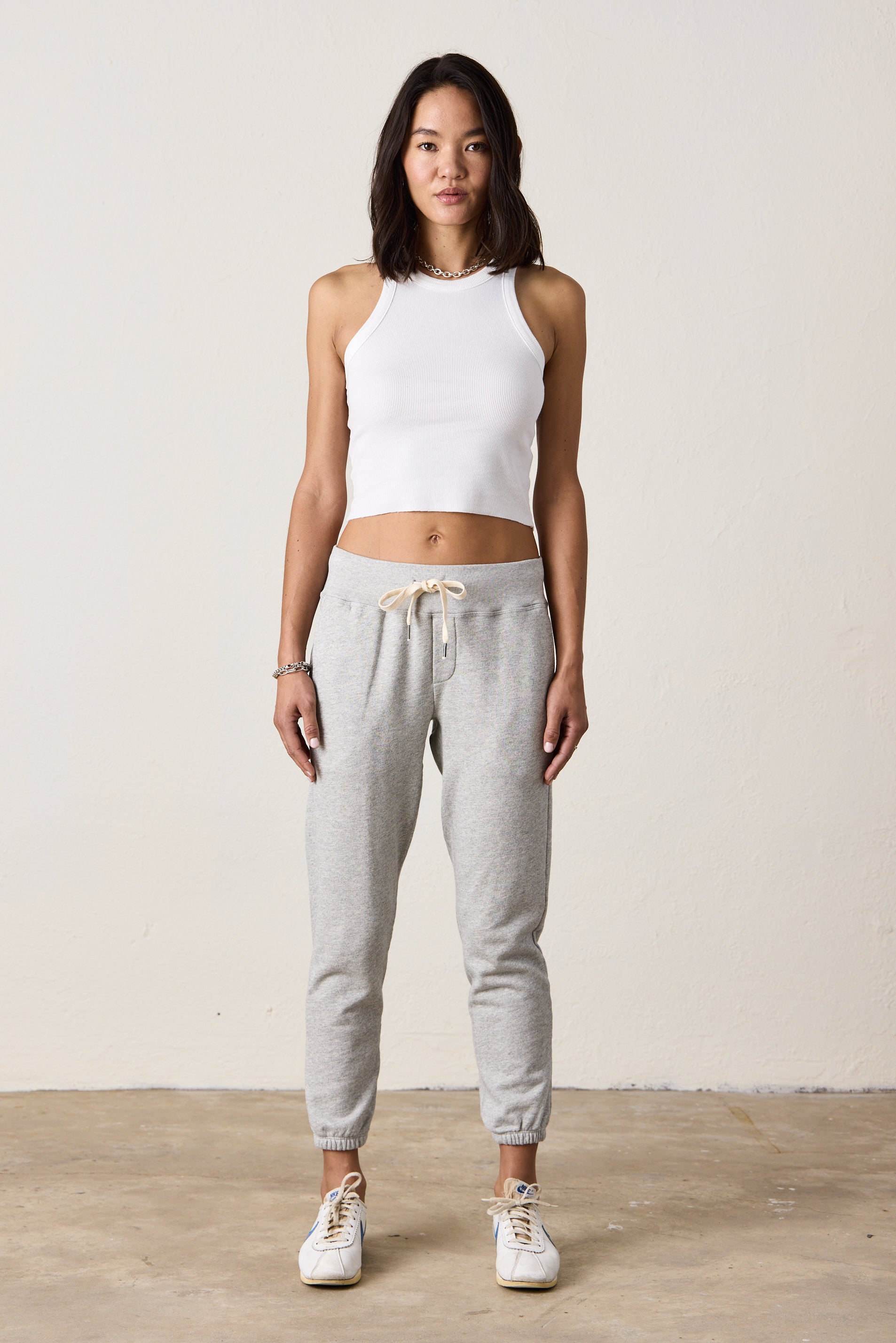 SAYDE SLIM VINTAGE TERRY SWEATPANT