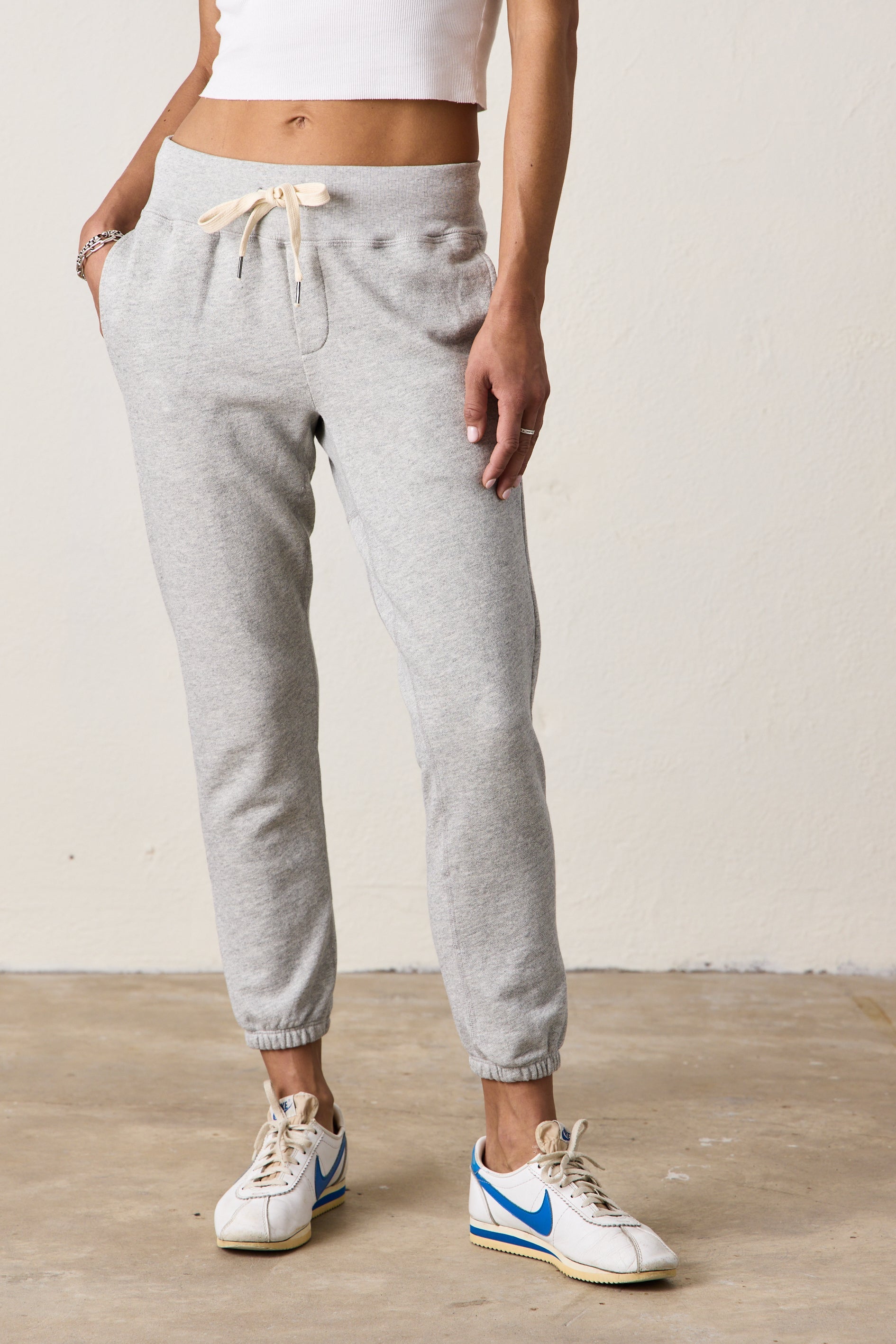 SAYDE SLIM VINTAGE TERRY SWEATPANT