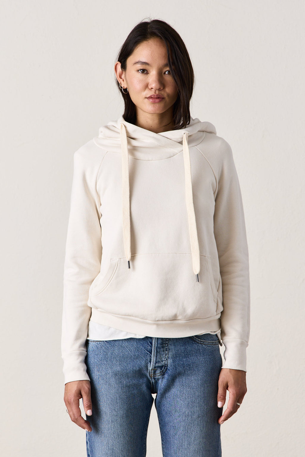 Lisse Fitted Loop Terry Hoodie