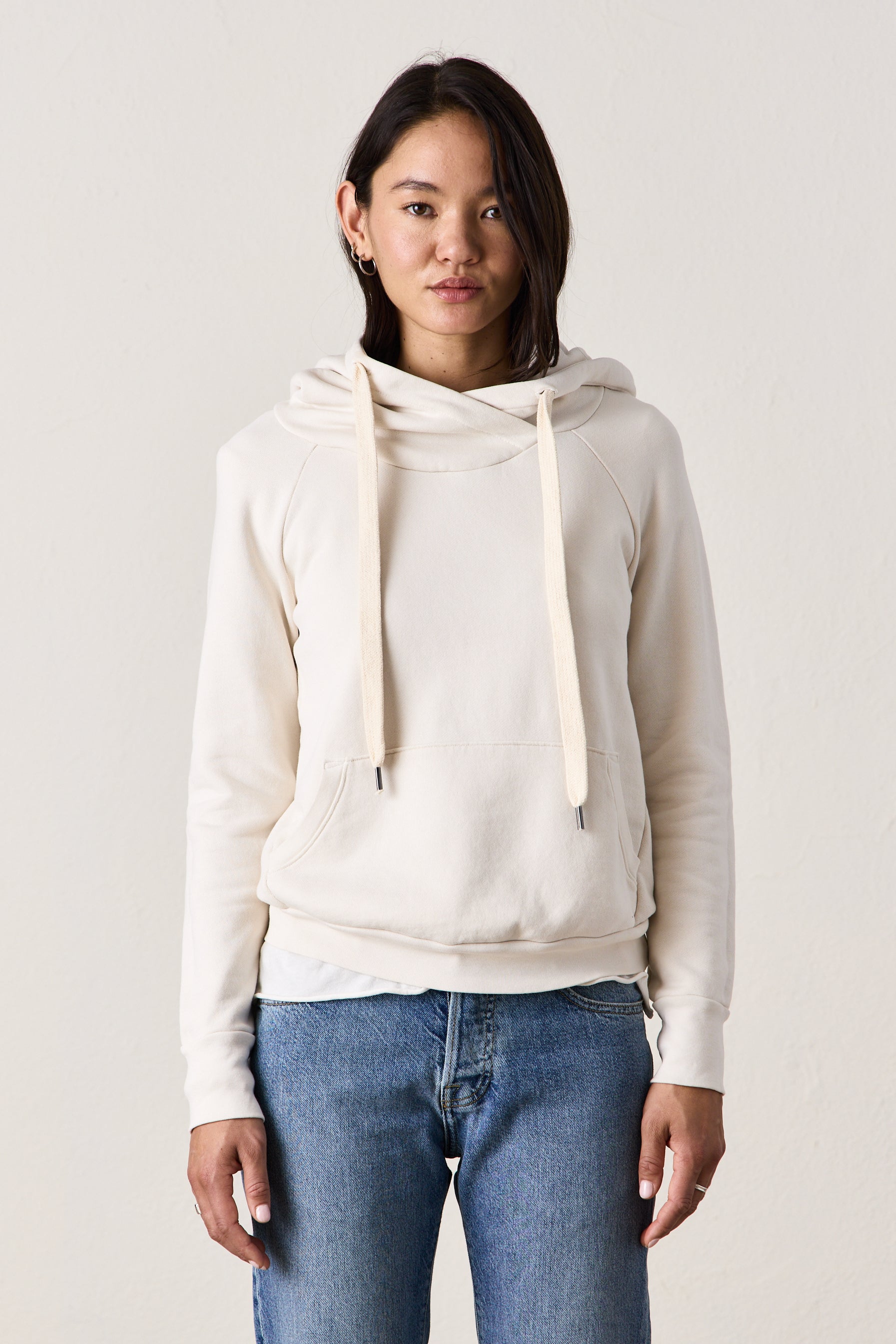 Lisse Fitted Loop Terry Hoodie