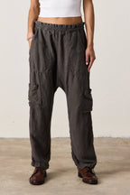 Shailey Paperbag Waist Lyocell Linen Pant