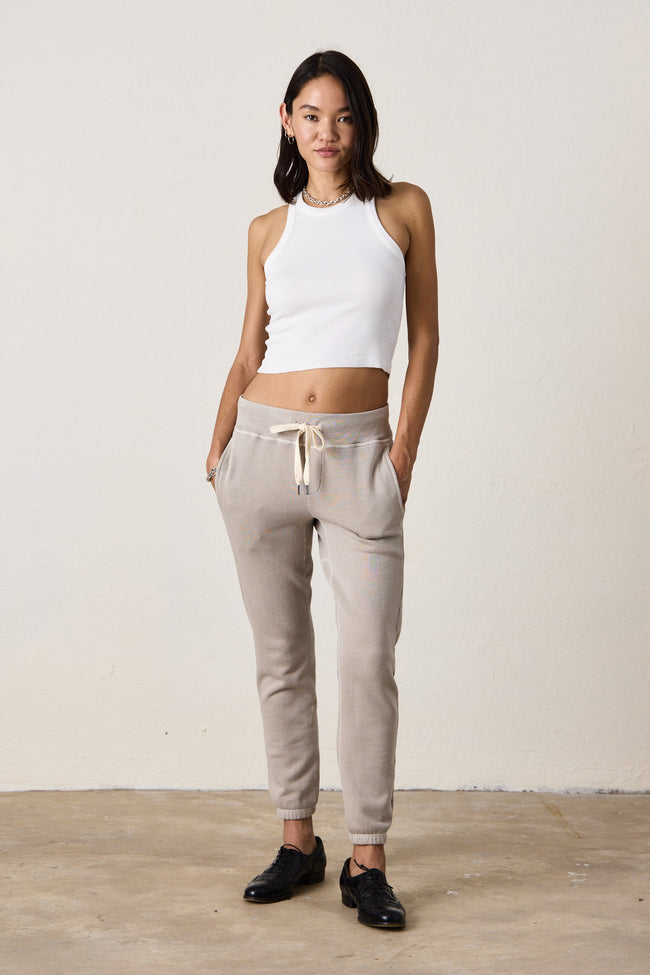 SAYDE SLIM LOOP TERRY SWEATPANT Hover Image