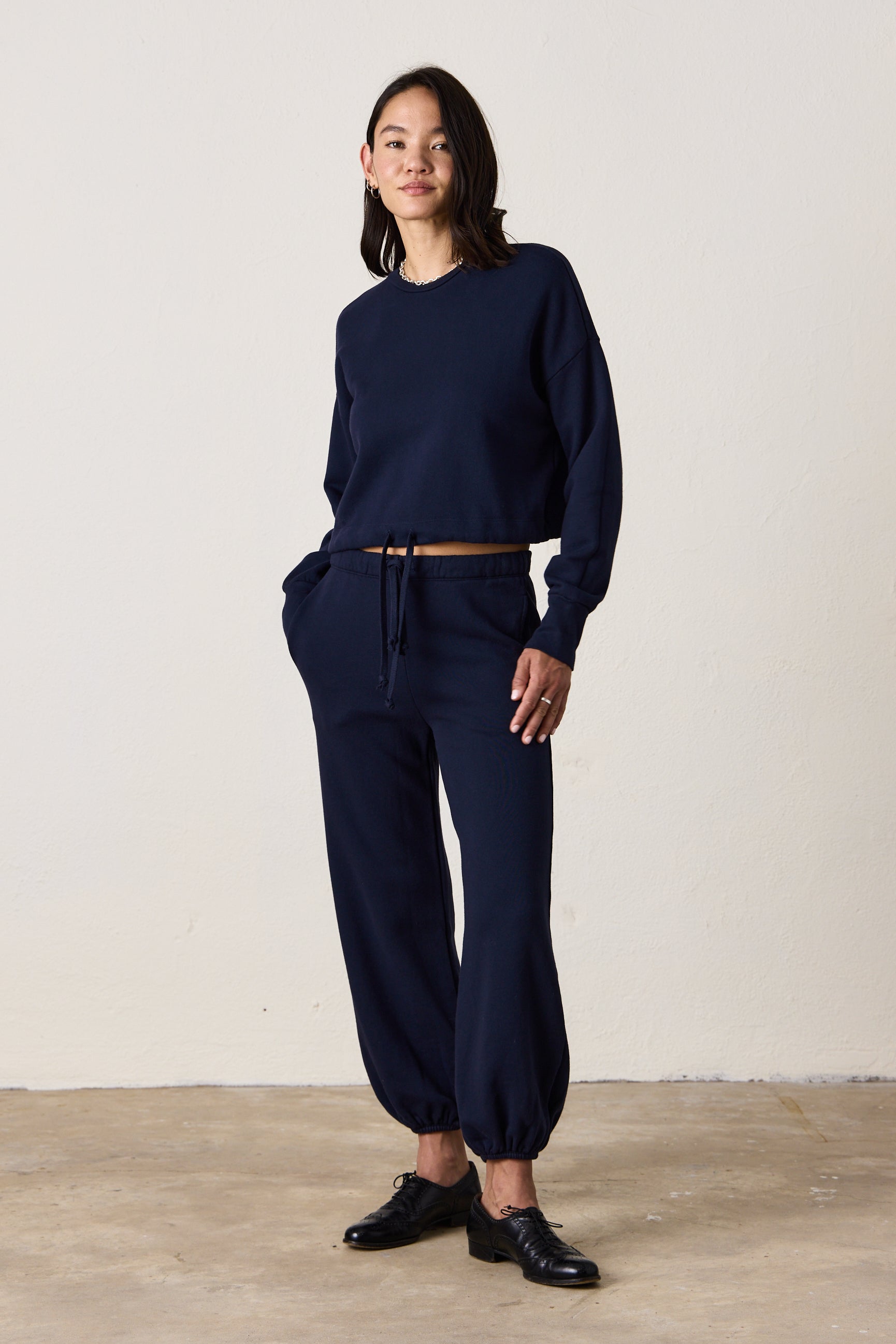 Zuma Cinch Waist Loop Terry Sweatshirt